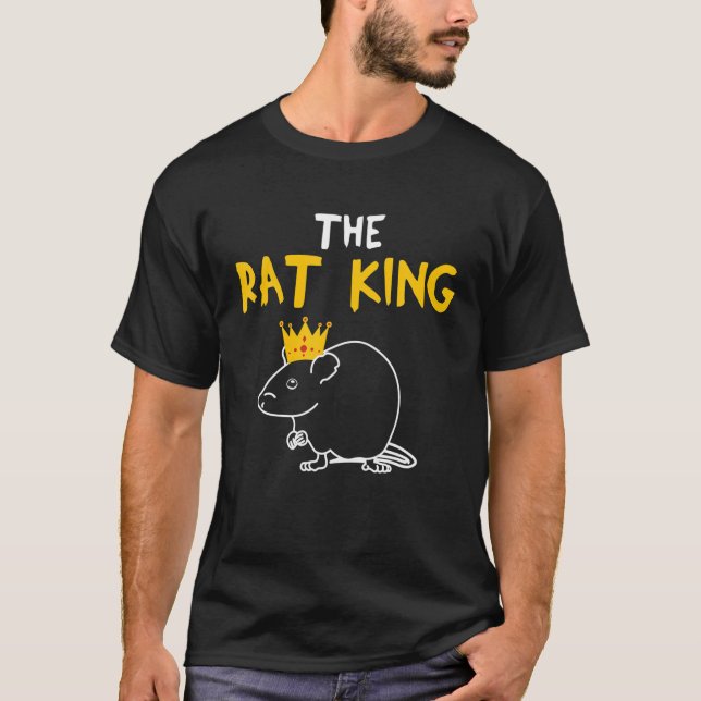 Rat Royalty Rat King Rat Experte Rodent Lover Spaß T-Shirt (Vorderseite)