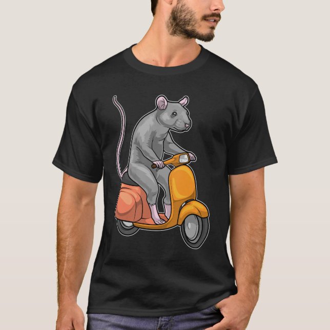 Rat Scooter T-Shirt (Vorderseite)