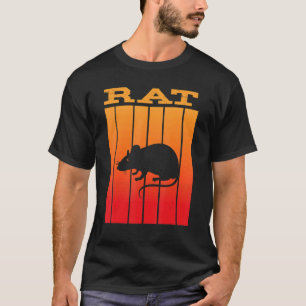 Rat Shadow Silhouette bei Sunset T-Shirt
