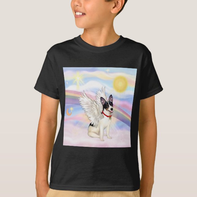 Rat Terrier Angel T-Shirt (Vorderseite)