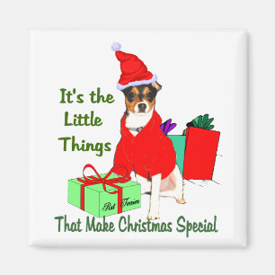 Rat Terrier Christmas Geschenke Magnet