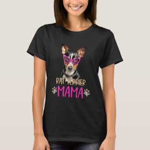 Rat Terrier Dog Breed Mama Niedliche Welpenmutter T-Shirt