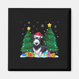 Rat Terrier Dog Lovers Weihnachtsmannmütze Ugly Ch Magnet