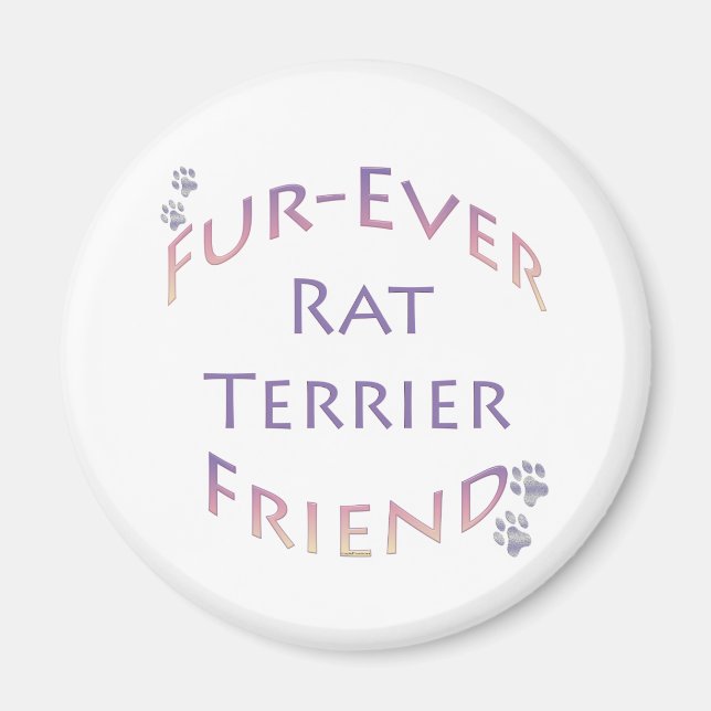 Rat Terrier Furever Friends Magnet (Vorne)