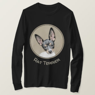 Rat Terrier Gemälde - Süße originelle Hundekunst T-Shirt