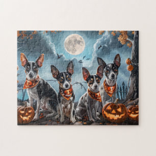 Rat Terrier Halloween Spooky Puzzle