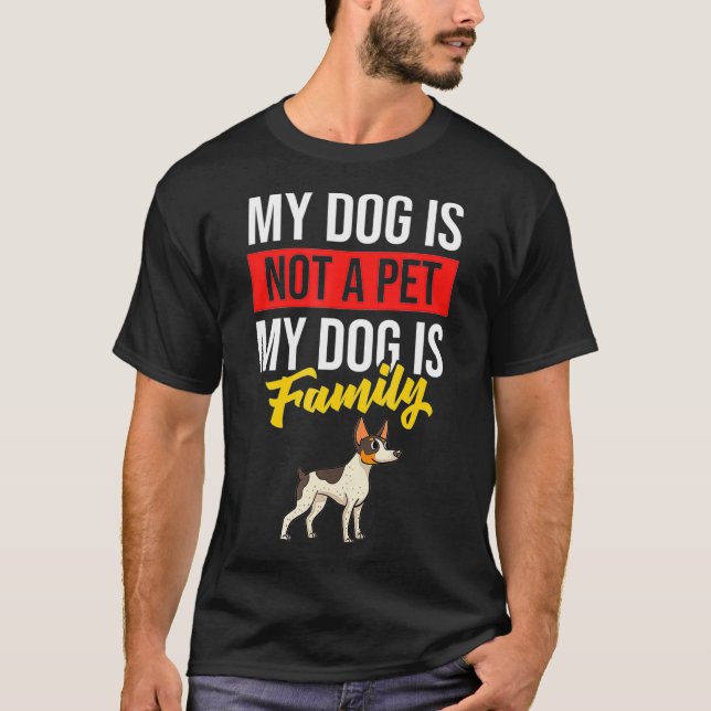 Rat Terrier Hund Welpen Eigentümer Lover _15 T-Shirt (Vorderseite)