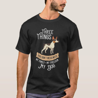 Rat Terrier Hund Welpen Eigentümer Lover T-Shirt