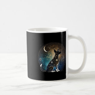 Rat Terrier Hund Yoga Sterne Mond Zen Galaxie Spla Kaffeetasse