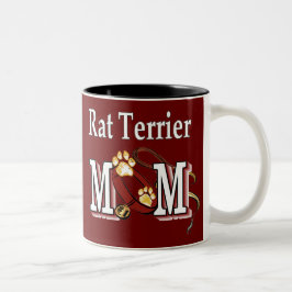 Rat Terrier MAMA Geschenke Zweifarbige Tasse