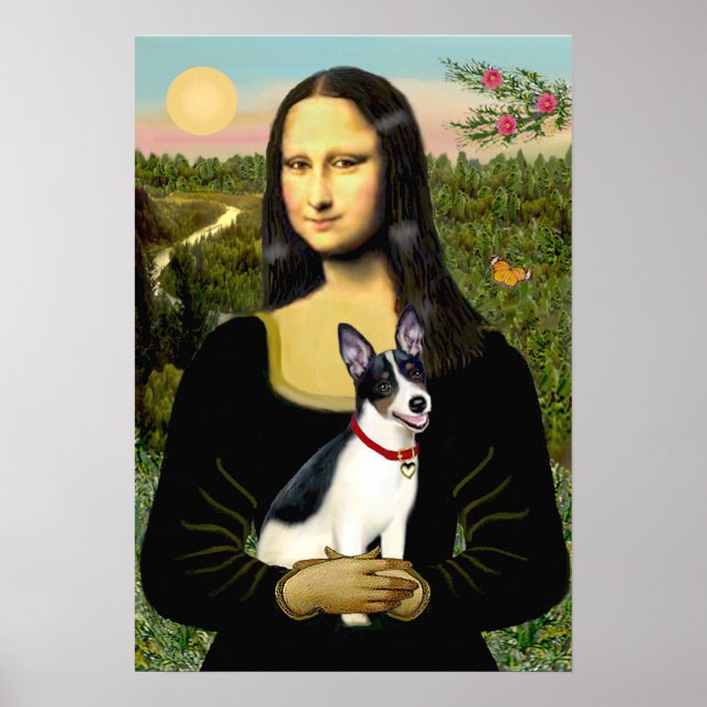 Rat Terrier - Mona Lisa Poster (Vorne)