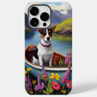 Rat Terrier on a Paddle: Ein Landschaftliches Aben