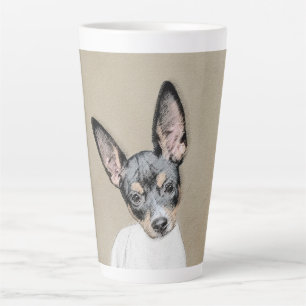 Rat Terrier Painting - Niedliche Original Dog Art Milchtasse