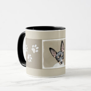 Rat Terrier Painting - Niedliche Original Dog Art Tasse