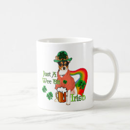 Rat Terrier St Patricks Kaffeetasse