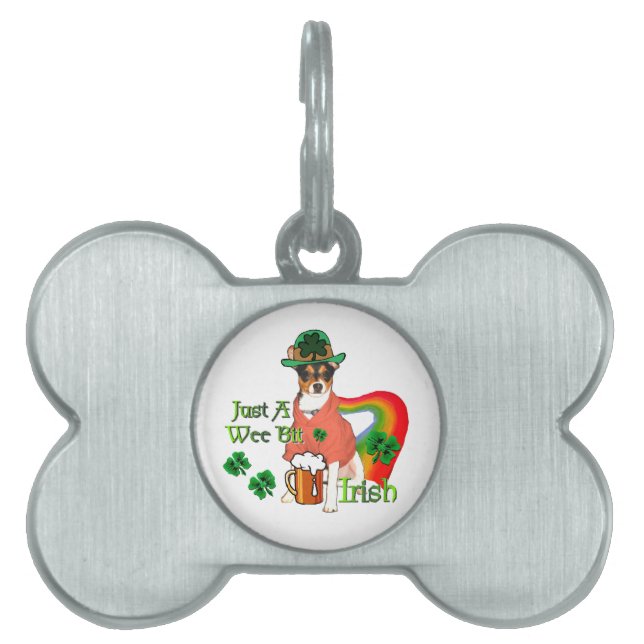 Rat Terrier St Patricks Tiermarke (Vorderseite)