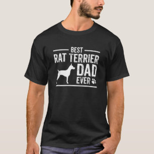 Rat Terrier Vater Bester Hundebesitzer T-Shirt
