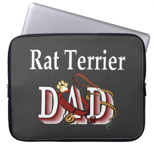 Rat Terrier Vater Geschenke Laptopschutzhülle
