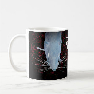 Rat und Labyrinth. Gestalted Kaffeetasse