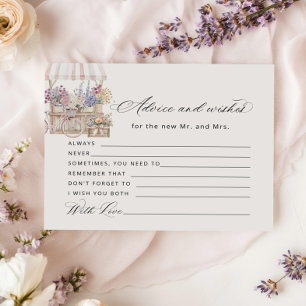 Rat und Wünsche Außer Handel Boho Hochzeitskarte