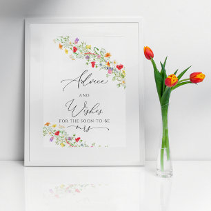 Rat- und Wunschplakat-Schild Poster