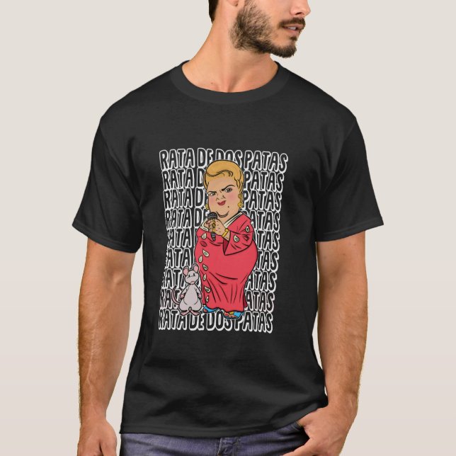 Rata de dos patas Funny Mexican Paquita la del Bar T-Shirt (Vorderseite)