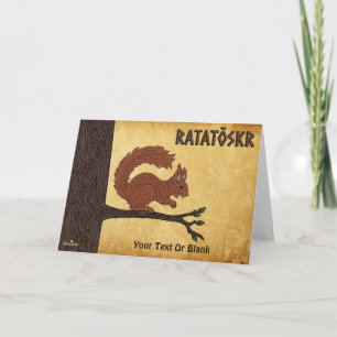Ratatöskr, nordisches/Wiking-Eichhörnchen Karte
