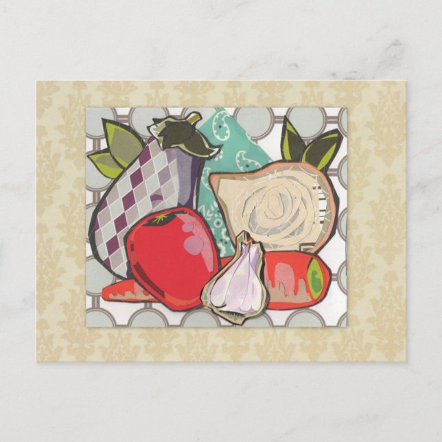 Ratatouille Kitchen - Bestandteile - Postkarte (Vorderseite)