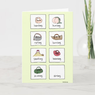 "Ratbag" Geburtstags-Karte Karte