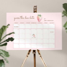 Rate den Fälligkeitstermin. Berry Sweet Baby Showe