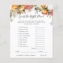 Rate den Preis | Baby Showspiel