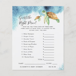 Rate den Preis | Baby Showspiel