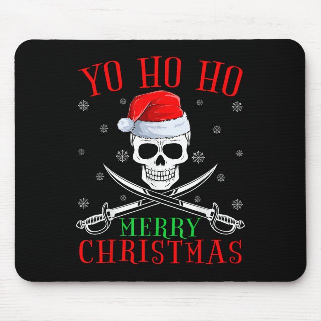 Rate Lover Matching Santa Yo Ho Ho Rate Merry Chri Mousepad (Vorne)