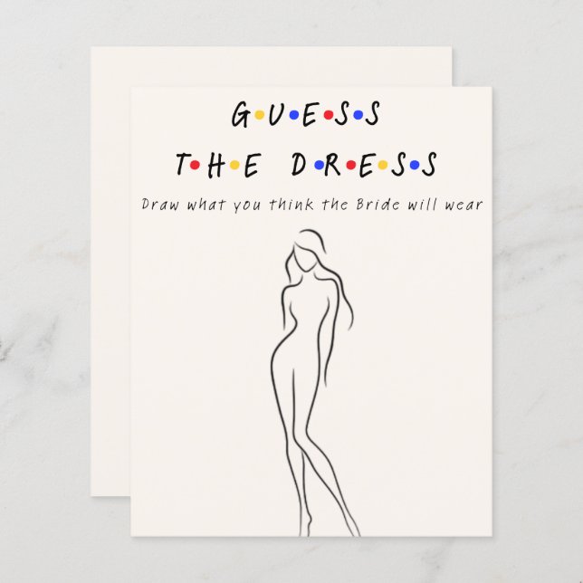 Rate mal das Kleid (Vorne/Hinten)