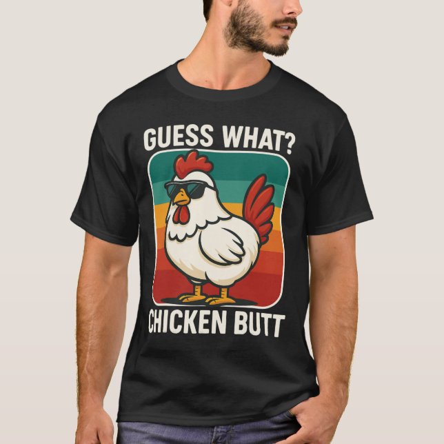 Rate Mal Hühnerhintern _30  T-Shirt (Vorderseite)