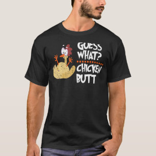 Rate mal Hühnerhintern Bauernhof Tier Küken Witz T-Shirt