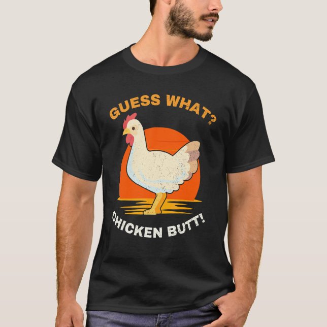 Rate mal Hühnerhintern   T-Shirt (Vorderseite)