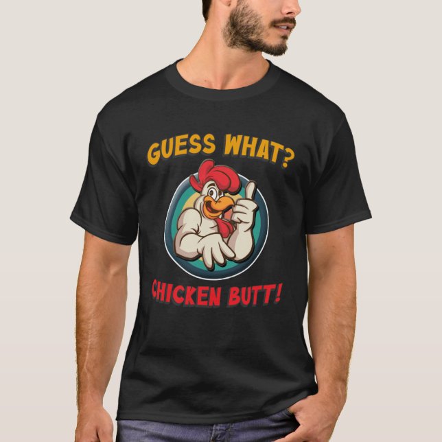 Rate mal Hühnerhintern Top Jungen Mädchen Männer D (Vorderseite)