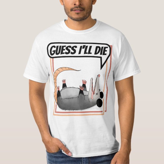 Rate mal, ich Die Post-Opossum-Spiel T-Shirt (Vorderseite)