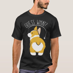 Rate mal, was Corgi Hintern T-Shirt