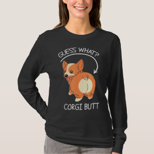 Rate mal, was Corgi Hintern T-Shirt