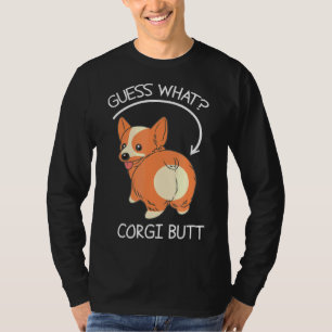 Rate mal, was Corgi Hintern T-Shirt