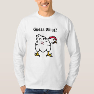 Rate mal was? Hühner-Hintern Funny Humour T-Shirt
