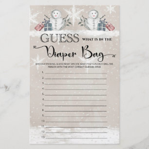 Rate mal, was sich in der Windeln-Babydusche befin