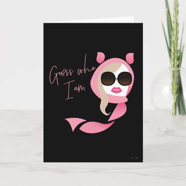 Rate mal, wer ich bin - der weiße Lotus Karte (Vorderseite)