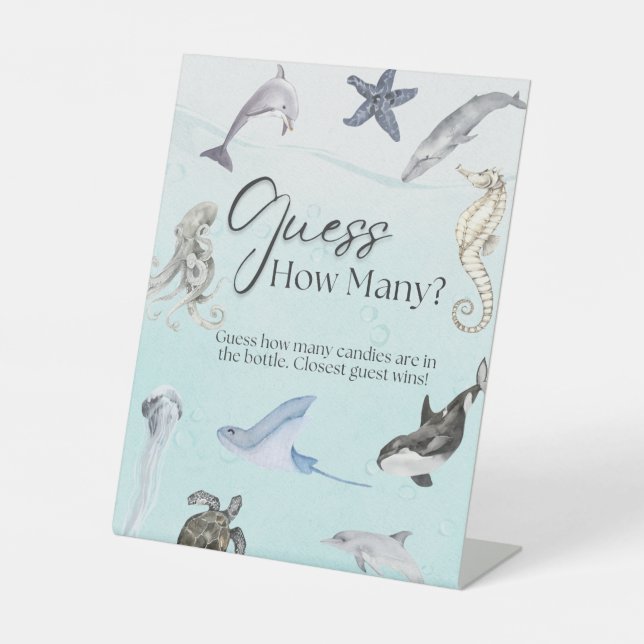 Rate mal, wie viele Candies Sockelschild (Vorderseite)