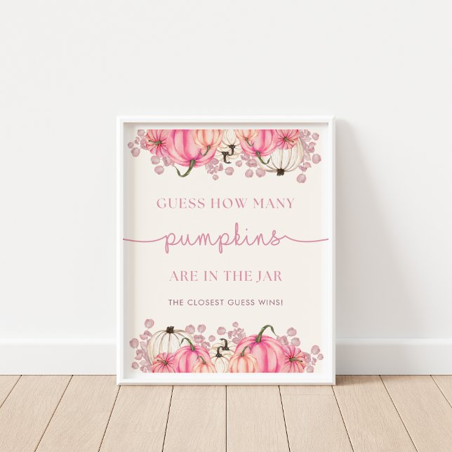 Rate mal, wie viele Kürbis sich im Jar-Zeichen bef Poster (Von Creator hochgeladen)