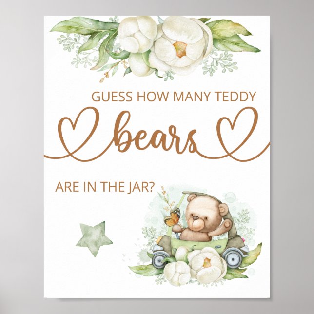 Rate mal, wie viele Teddybären Poster haben (Vorne)