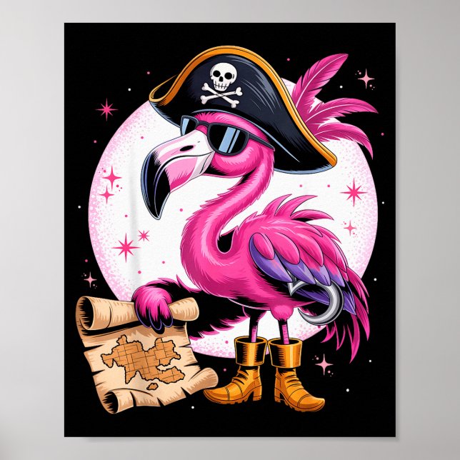 Rate Nk Flamingo Funny Halloween Party Costume Men Poster (Vorne)