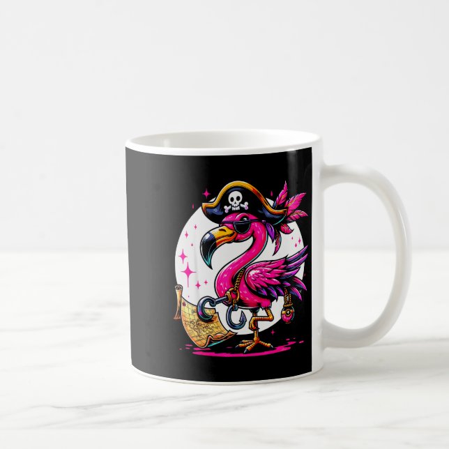 Rate Nk Flamingo Halloween Party - Jolly Roger  Kaffeetasse (Rechts)